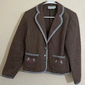 Vintage wool blazer